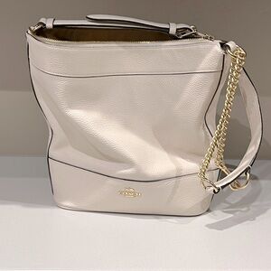 Coach Cream Leather Women's Bag